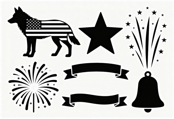 American Flag Dog Silhouette: A Designer's Review