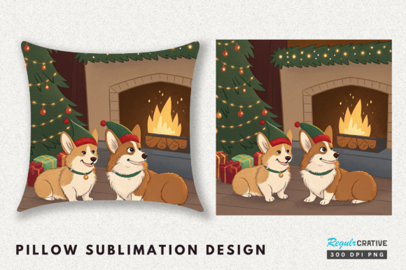 Christmas Dog Pillow, Corgi Christmas: A Designer's Review