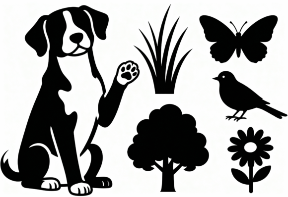Cute Dog Butterfly Bird Tree Flower: A Designer's Review