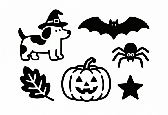 Cute Halloween Dog Pumpkin Bat Spider: A Designer's Review