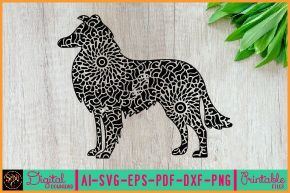 Dog Animal Mandala, Animal Silhouette 40