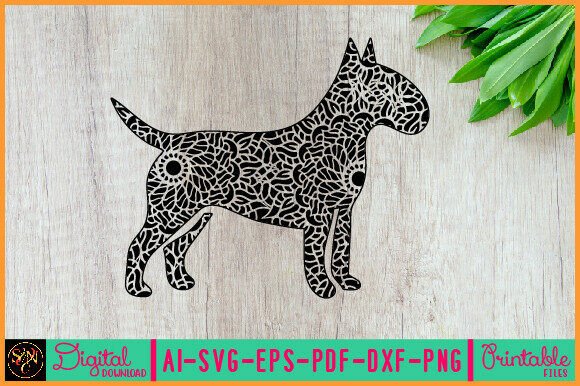Dog Animal Mandala, Animal Silhouette 50