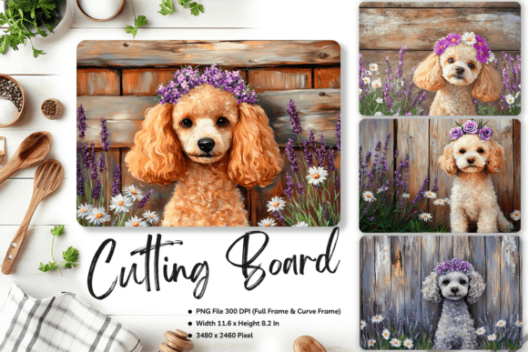 Dog Cutting Board Animal Glass Board4