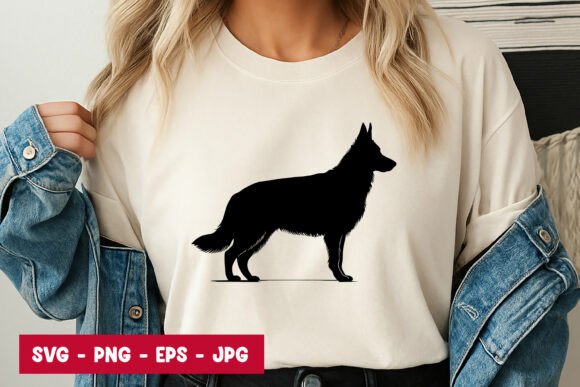 Dog Walking Outline SVG Design