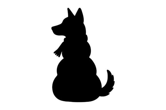 Funny Dog Snowman Clipart Review