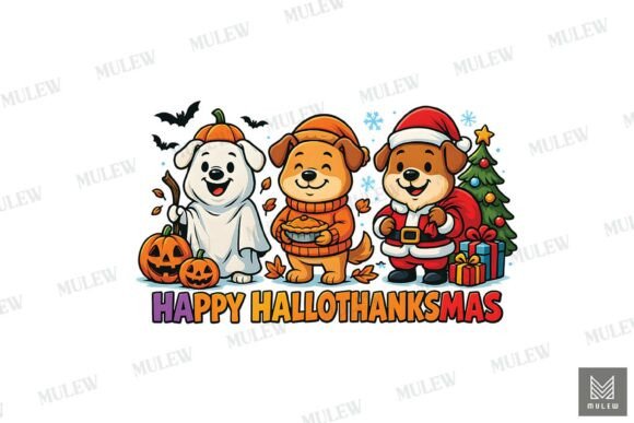 Happy HallThanksMas Dog Sublimation Review
