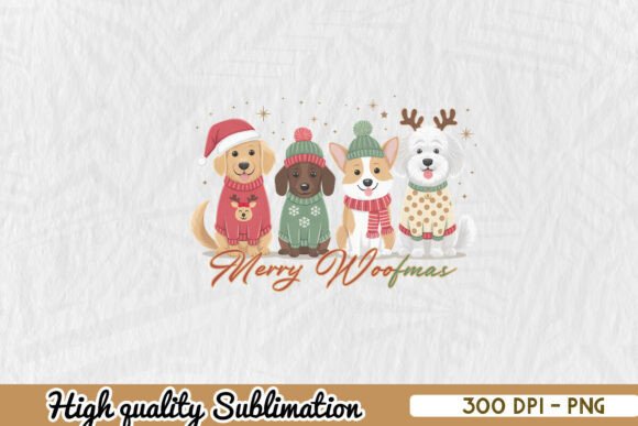 Merry Woofmas Festive Dog Holiday PNG Review