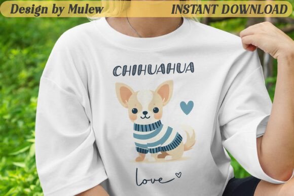 Minimalist Chihuahua Dog Sublimation PNG: A Designer's Review