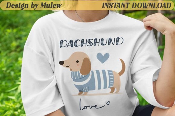 Minimalist Dachshund Dog Sublimation PNG: A Hands-On Review