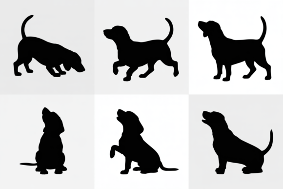 Silhouette Dog Poses: A Designer’s Take on This Cut File