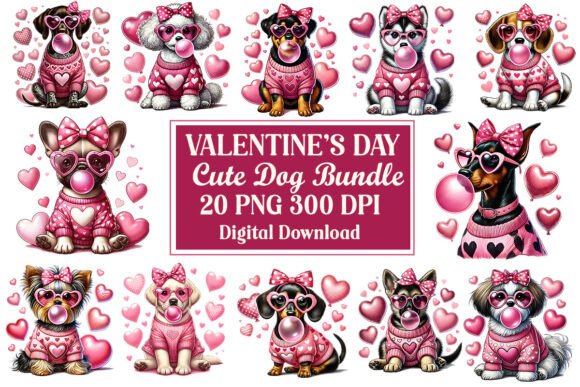 Valentine's Day Cute Dog Sublimation PNG Review